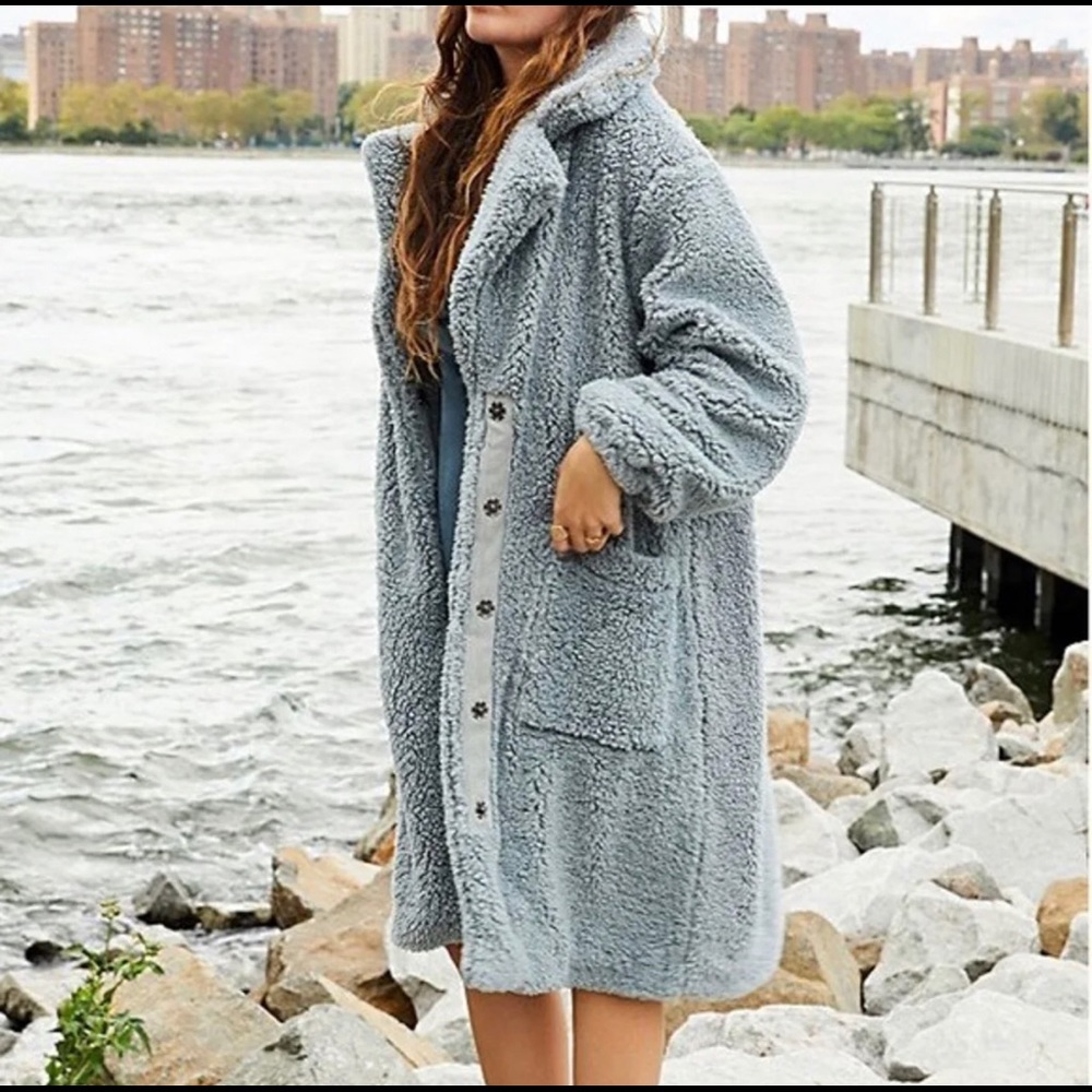 🚫SOLD🚫 NWT Free People Tessa Teddy Sherpa